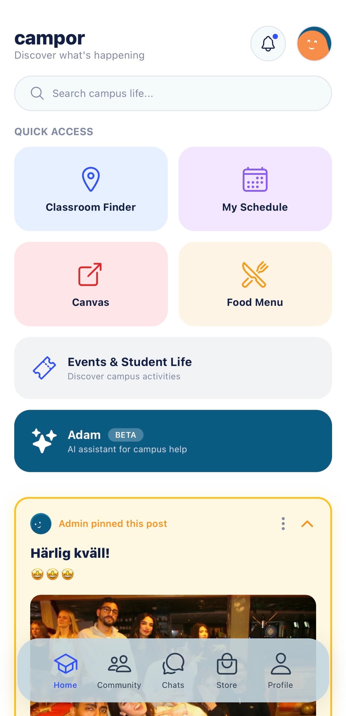 Campor App Screenshot
